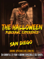 San Diego Halloween Pub Crawl Saturday