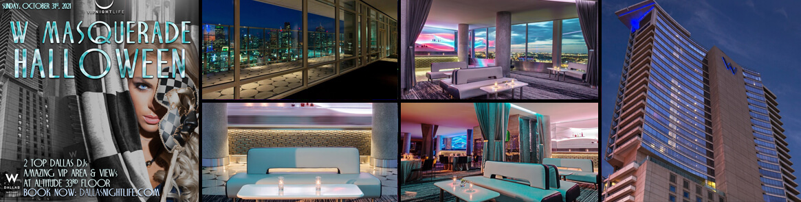 W Dallas Hotel Halloween Rooftop Party Events